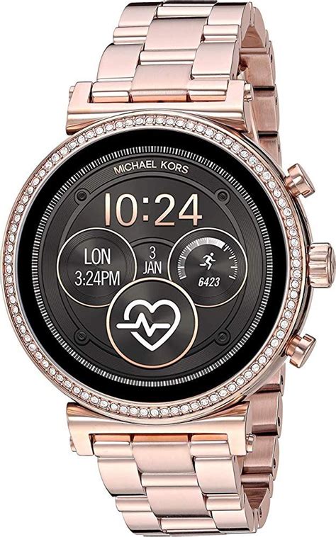 michael kors women's smartwatch sofie|Michael Kors touchscreen smartwatch.